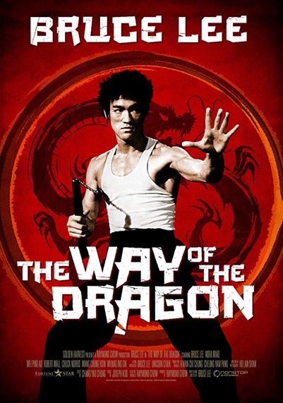 The Way of the Dragon movie poster starring Bruce Lee